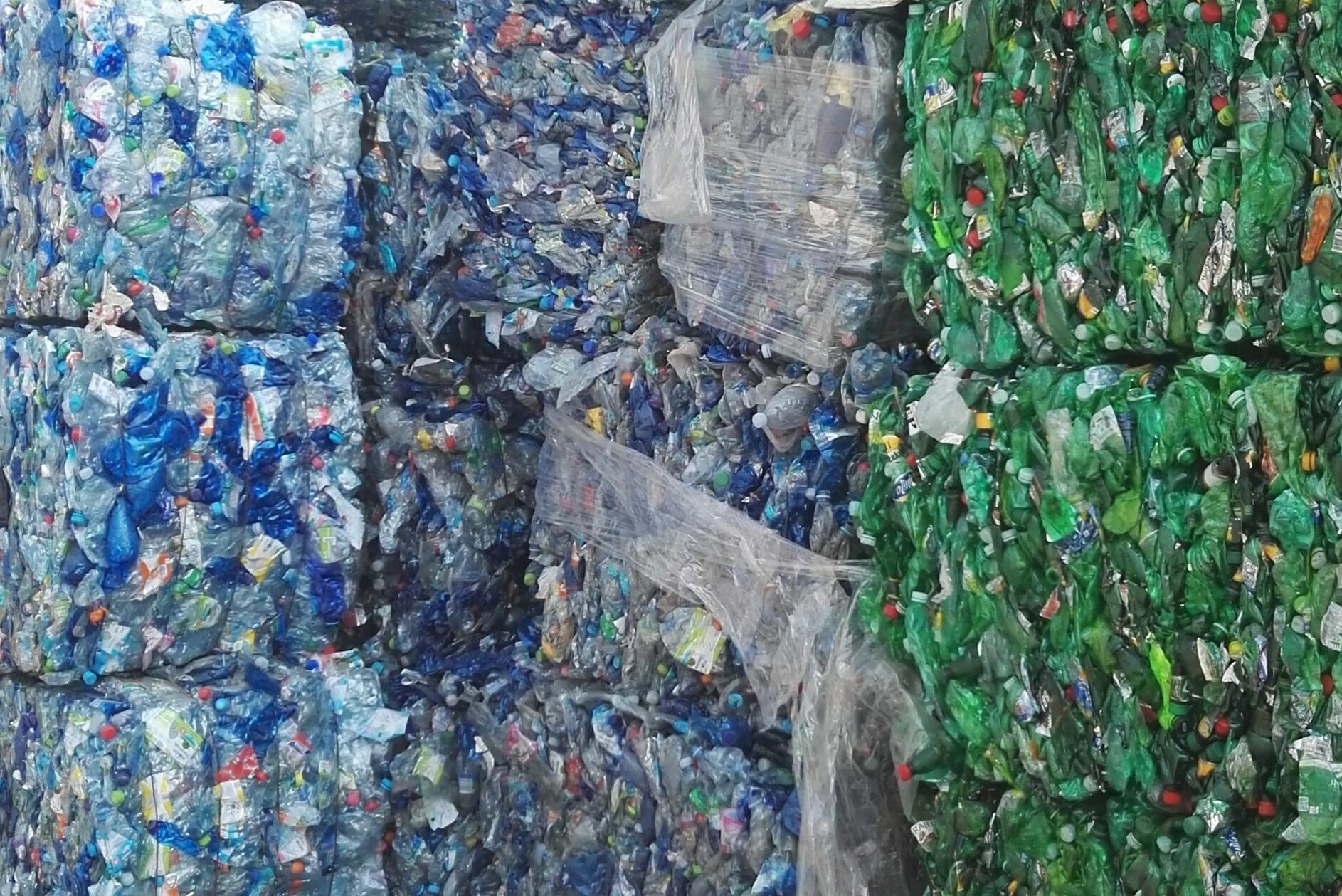 Vytříděné petky podle barev. Foto: Martina Patočková, Ekonews