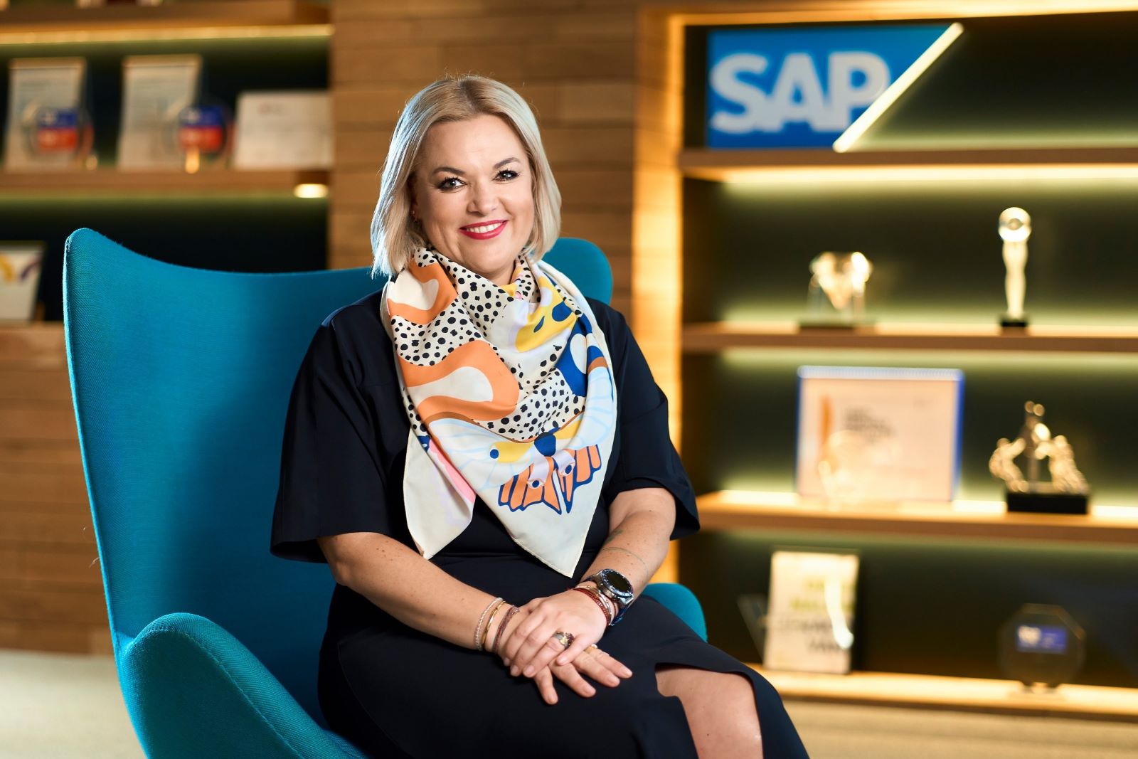 Hana Součková je od roku 2018 generální ředitelkou SAP. Ten má za cíl být do roku 2030 uhlíkově neutrální.