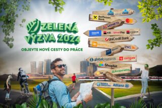 Zelená výzva se letos koná již potřetí a vyzývá zaměstnance finančních institucí, ať jezdí do práce nízkoemisními dopravními prostředky. Foto: ČSOB