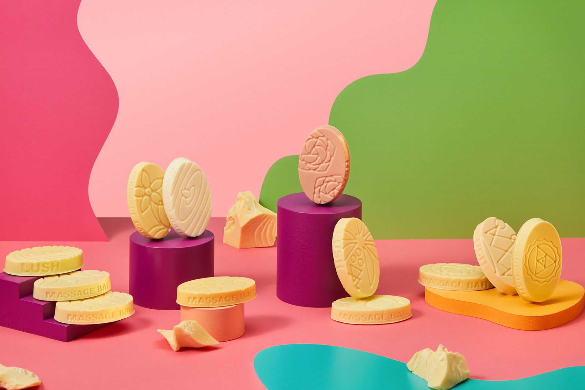 Masážní kostky Foto: poskytnuto společností LUSH