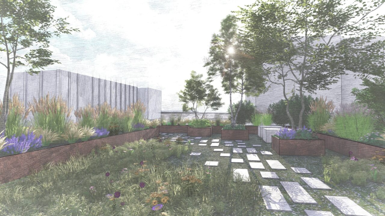 První fáze renovace budovy ministerstva životního prostředí má být dokončena v prvním čtvrtletí tohoto roku. Vizualizace: poskytnutá ministerstvem životního prostředí