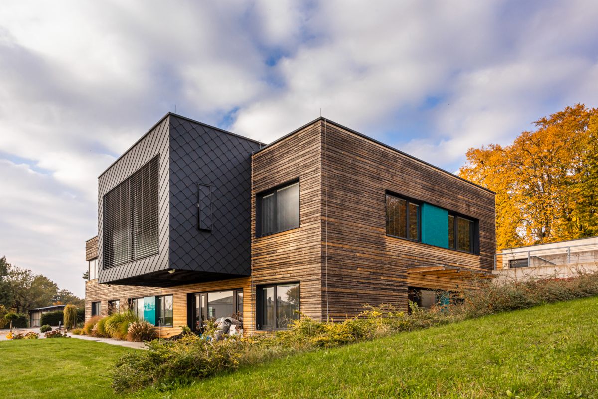 Budovu Lesní správy Hořice zařadila společnost Lesy ČR do ankety o nejhezčí dřevostavby. Foto: poskytnuto společností Lesy ČR