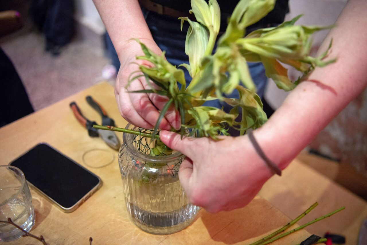 Květiny z ateliéru Verbaskum. Foto: Kateřina Hefler, Ekonews