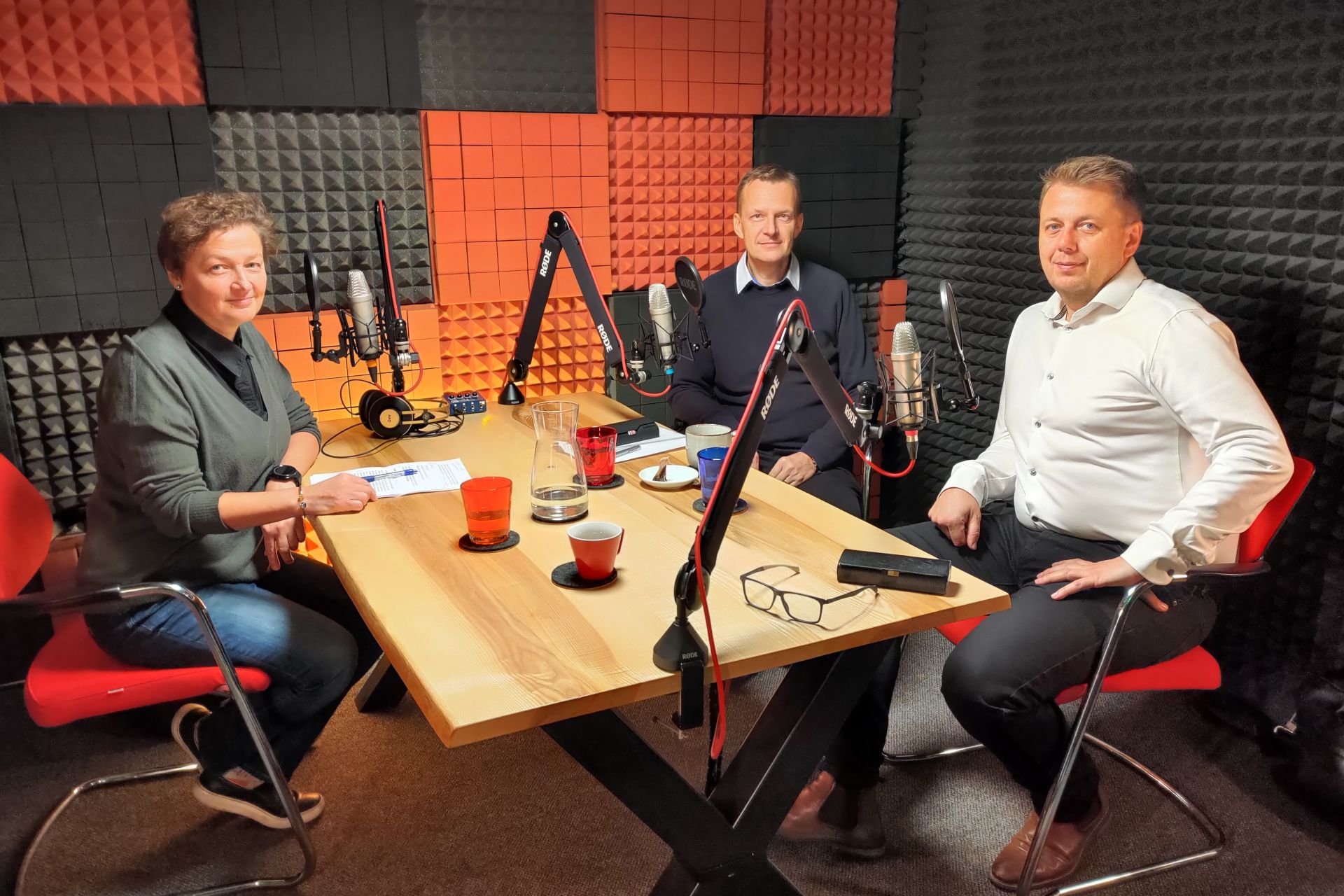 Milan Medek, vedoucí odboru udržitelnosti a prevence ve společnosti Kooperativa a ředitel Nadace Kooperativa a Milan Valouch, vedoucí odboru investic a územního plánování města Kunovice.