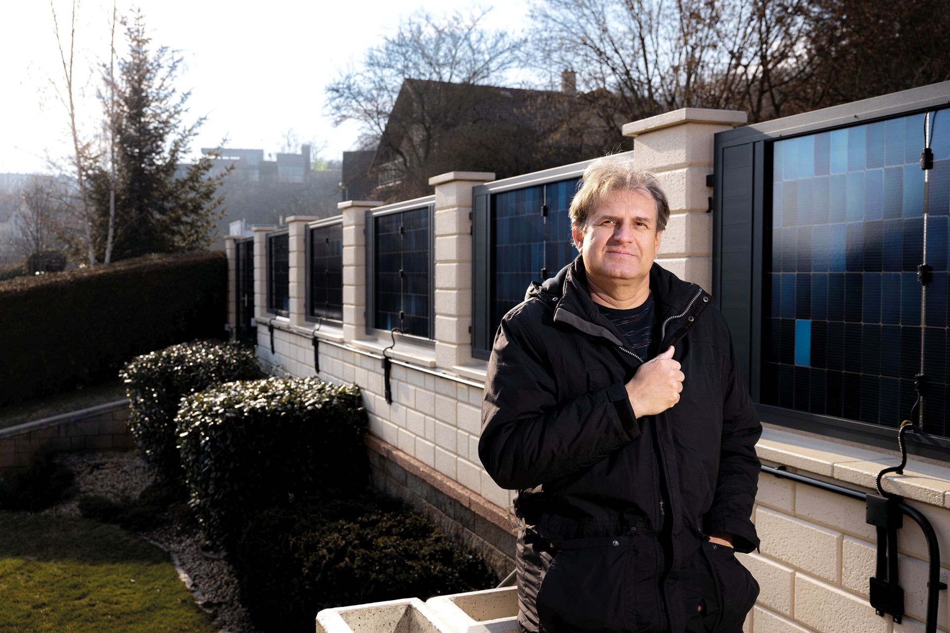 Vybudování plotu vyšlo Viktora Kobese přibližně na půl milionu korun. Foto: Marek Knittl, Reportér