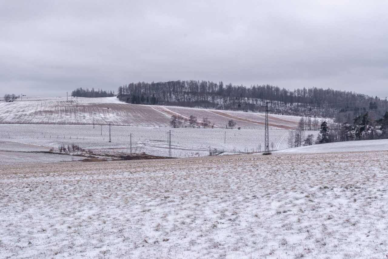 Lichnov několikrát ročně zasahují bleskové povodně, když se voda při dešti nestačí vsakovat na polích a v lesích nad obcí a vznikají erozní události. Foto: Kateřina Hefler, Ekonews