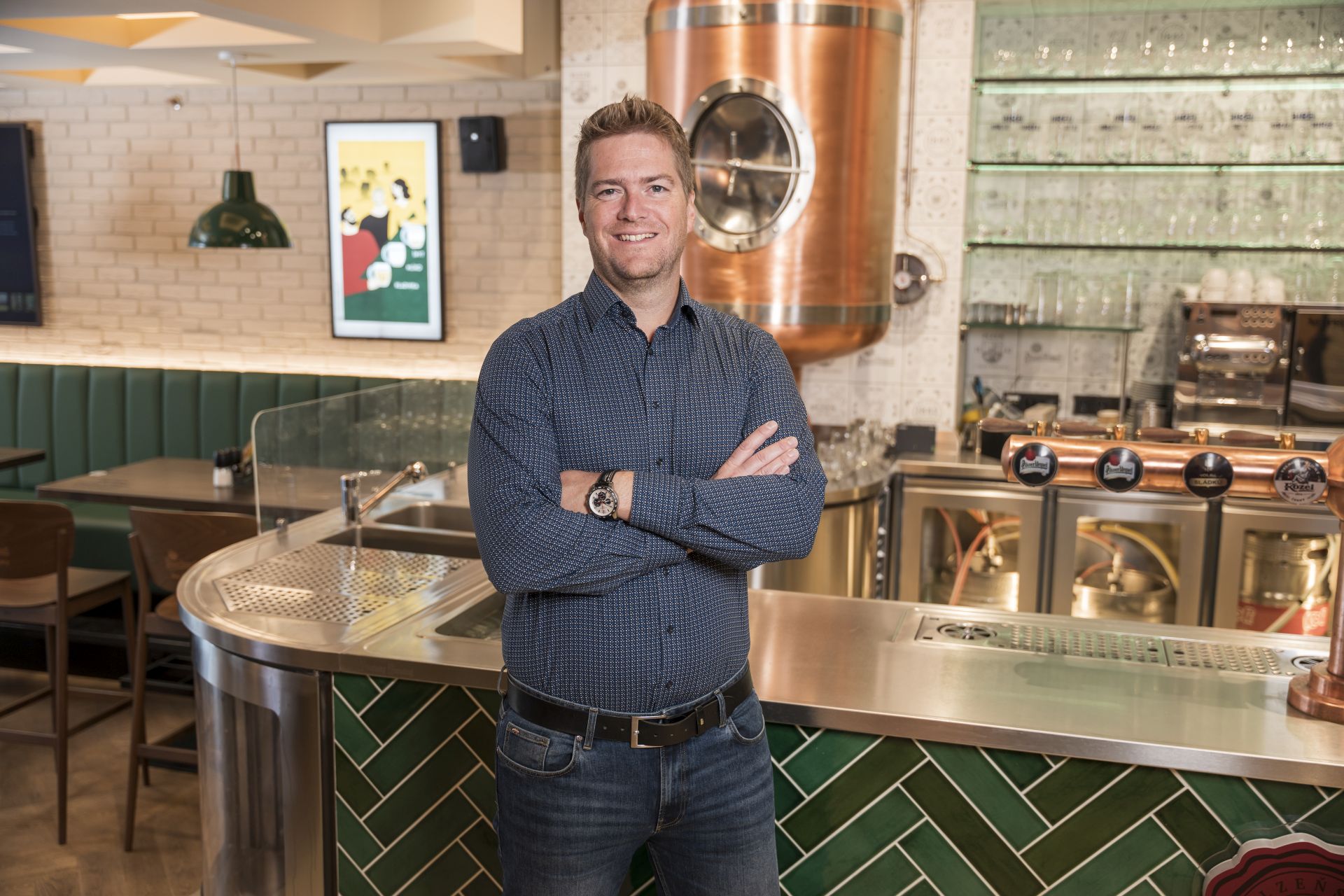 Manažer udržitelnosti Plzeňského Prazdroje Jakub Zaoral. Foto: poskytnuto Plzeňským Prazdrojem