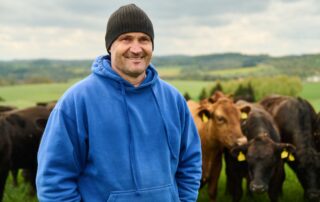 Regenerativní zemědělec Karel Kalný z Vysočiny. Foto: Živá půda