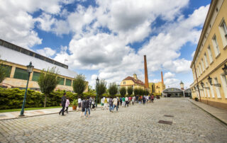 Nádvoří pivovaru Plzeňský Prazdroj. Foto: poskytnuto Plzeňským Prazdrojem
