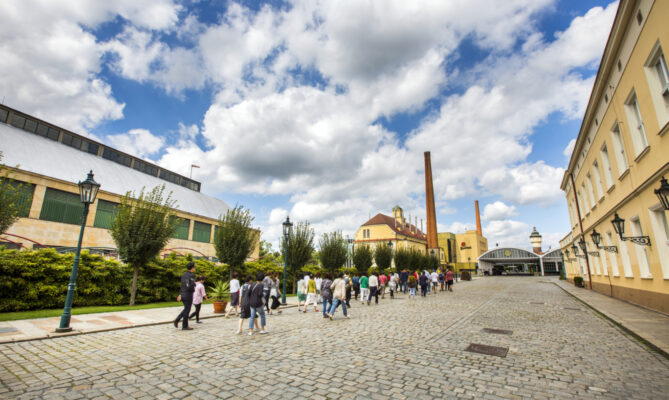 Nádvoří pivovaru Plzeňský Prazdroj. Foto: poskytnuto Plzeňským Prazdrojem