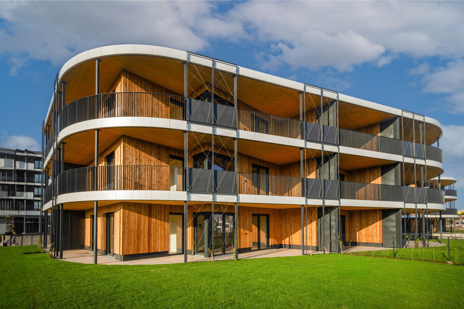 Timber Praha je součástí komplexu Arcus City na pomezí Stodůlek a Řeporyjí. Foto: UBM Development Czechia