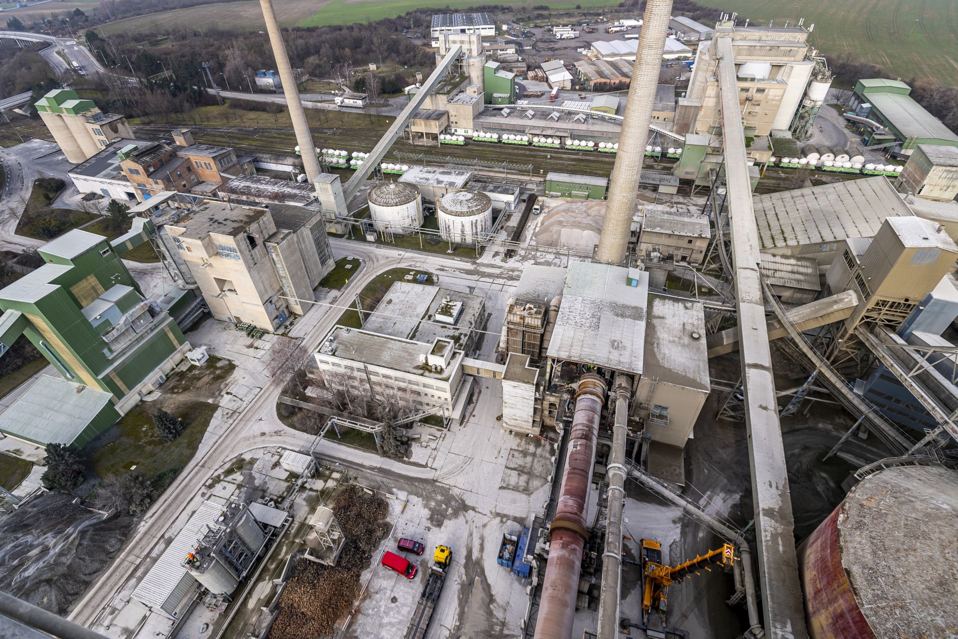Cementárna společnosti Holcim v Čížkovicích na Litoměřicku. Foto: ČTK / Hájek Ondřej