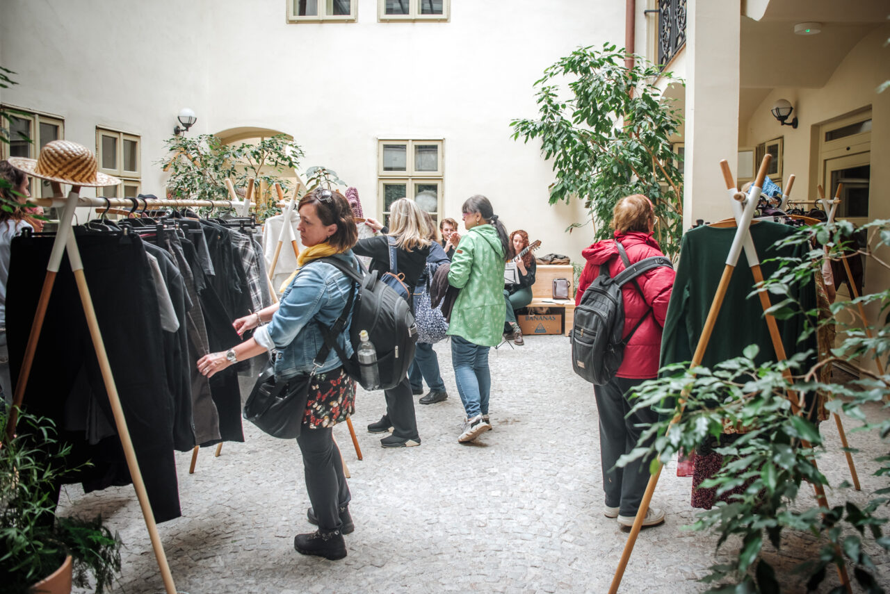 Swap Festival se koná mimo jiné v Hudební a taneční Akademii múzických umění v Lichnštejném paláci v Praze. Foto: Kateřina Hefler, Ekonews