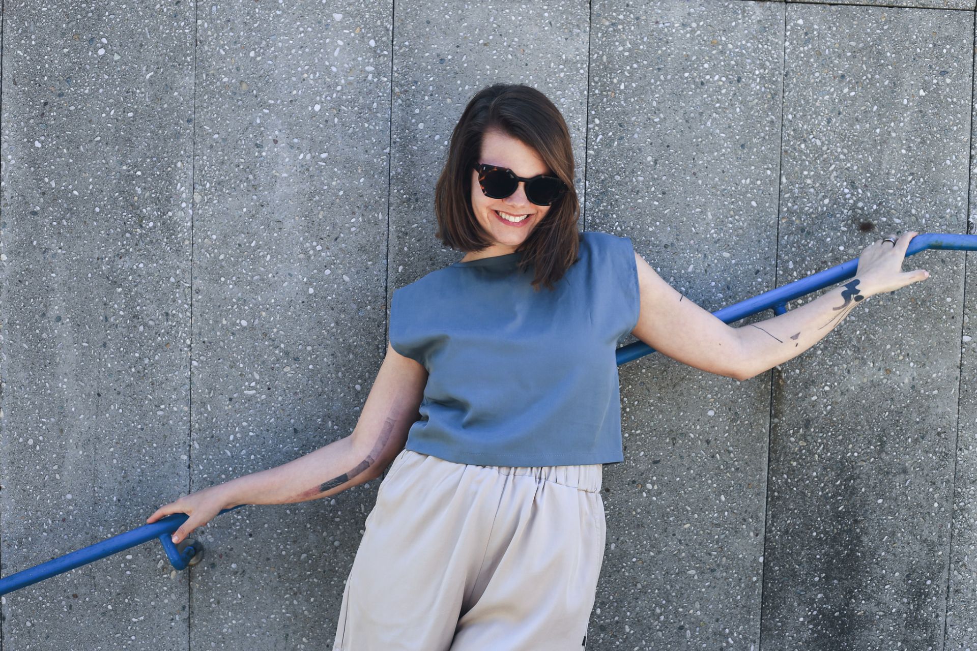 Leona Průchová založila módní značku Minile v roce 2019. Název je spojením jejího jména a myšlenky minimalistického přístupu. Foto: poskytnuto Leonou Průchovou