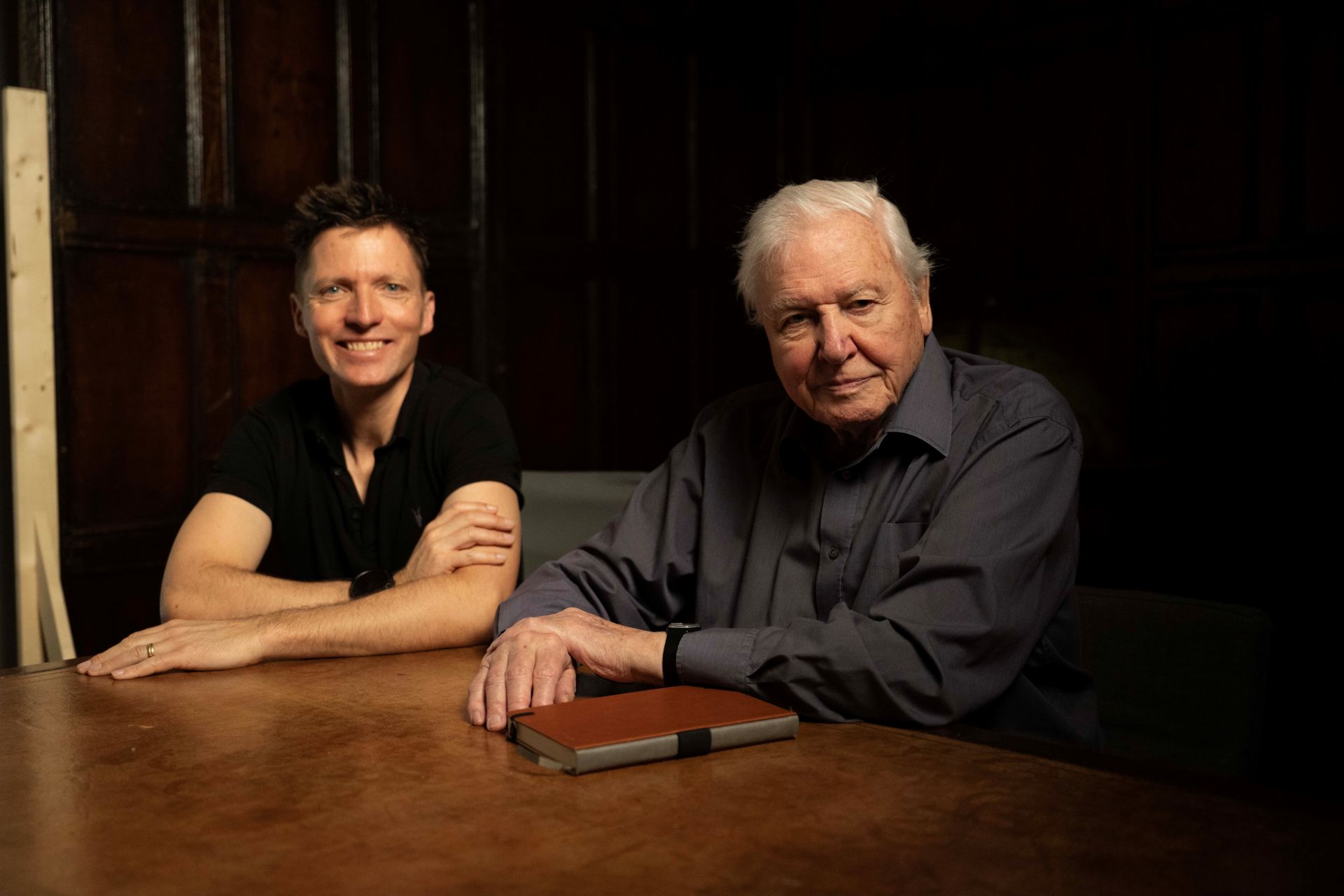 Colin Buttfield a David Attenborough; foto: poskytnuto nakladatelstvím Práh