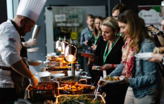 New Food Forum nabízí kromě konference i ochutnávku rostlinných potravin. Foto: ProVeg